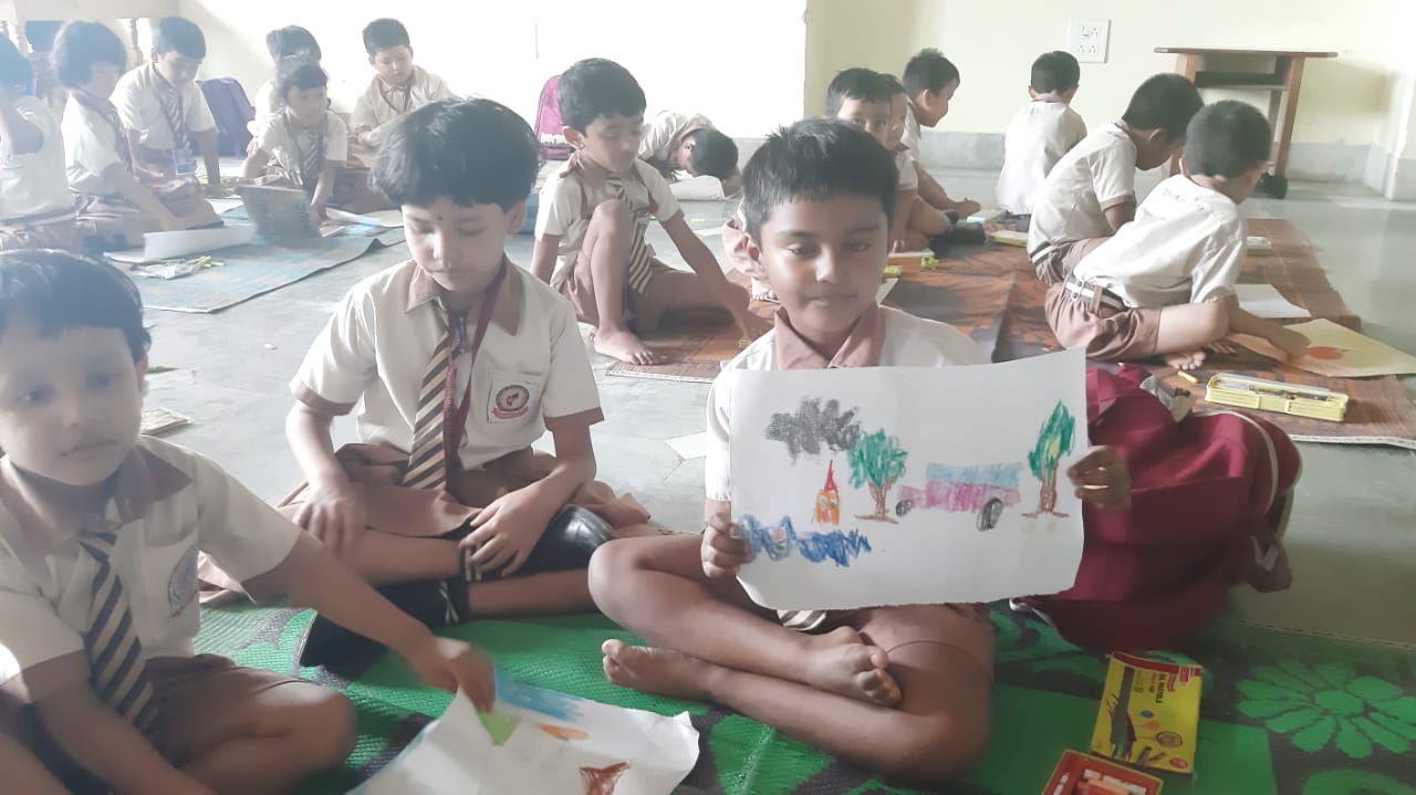 Sit & Draw Competition on the theme of Independence