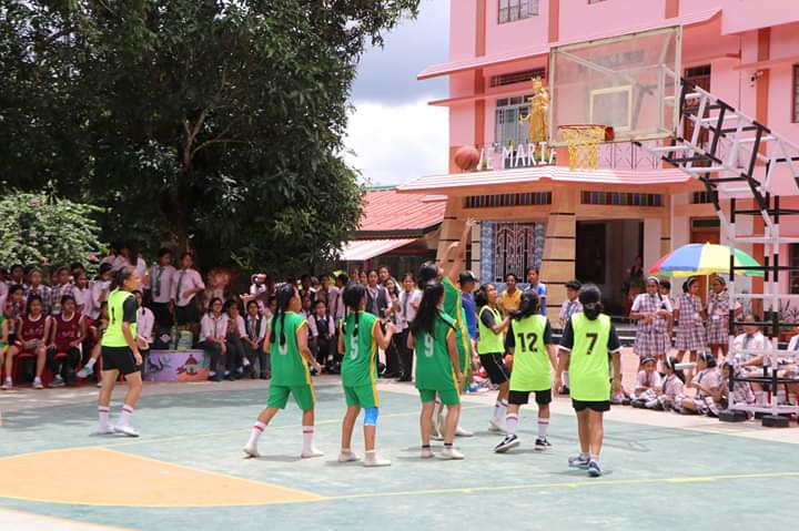 TAIS Girls team in Inter School Basket Ball tournament